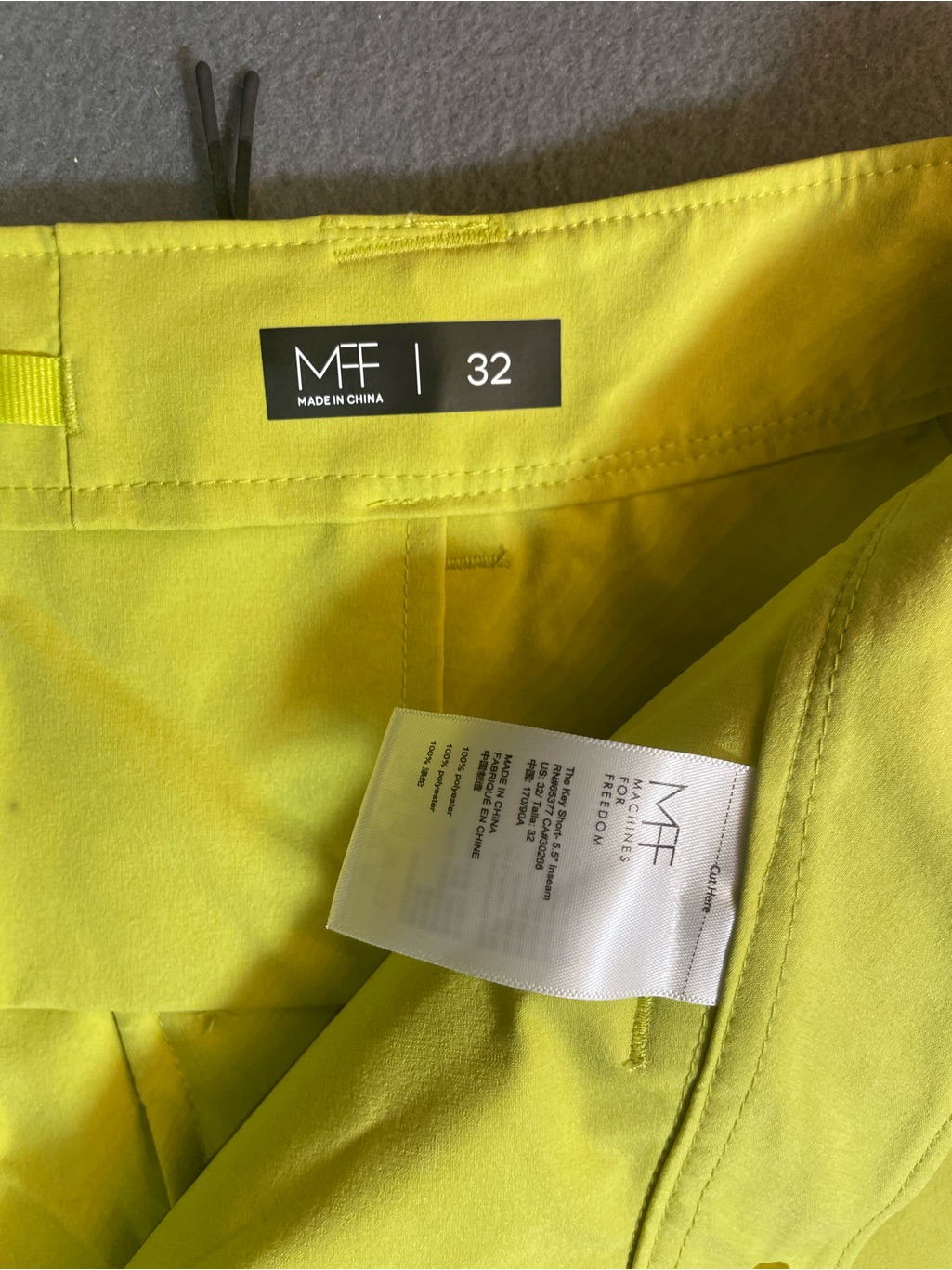 Nwt Machines For Freedom "The Key Short" - 5.5" Inseam — image 3 of 6